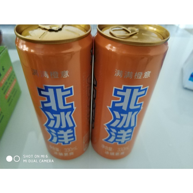 北冰洋听装高罐桔汁汽水330ml