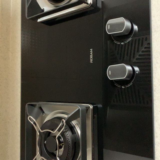 老板robam燃气灶jzt56b0天然气42kw嵌入式钢化玻璃面板