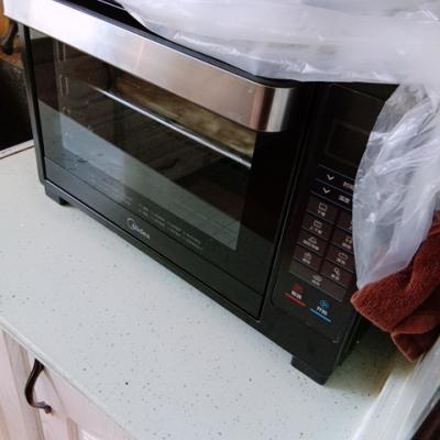 美的(Midea) 电烤箱T7-L325D 双感温探头 12大智能菜单全自动烘焙 多功能低温发酵蛋糕晒单图