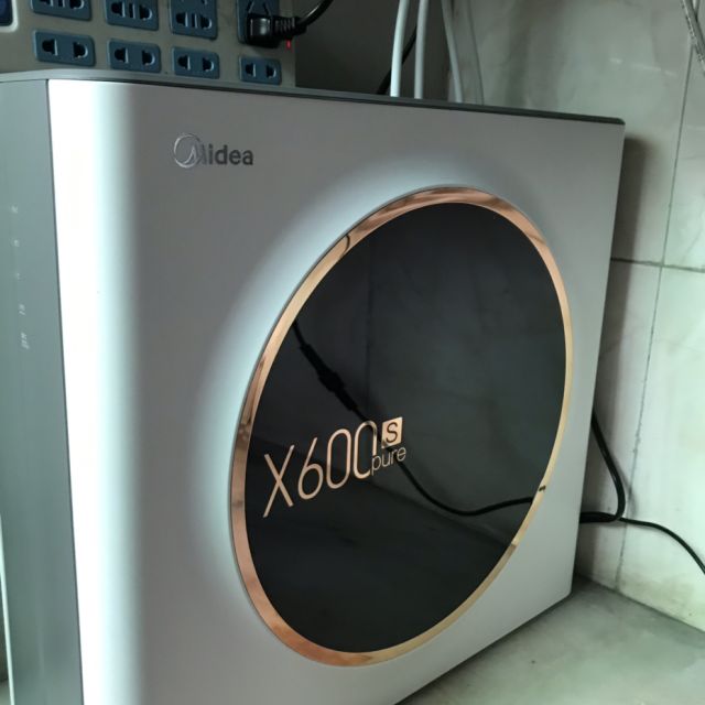 美的(midea)600g无桶大通量直饮净水器橱下式净水机x600s双出水纯水机
