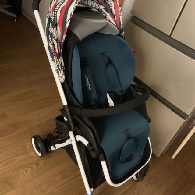 ibelieve爱贝丽超轻便高景观婴儿推车小玲珑3代莱茵河