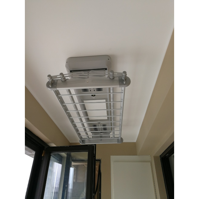 > 卡贝 电动晾衣架升降 横杆阳台智能遥控自动集成吊顶伸缩晒衣杆机