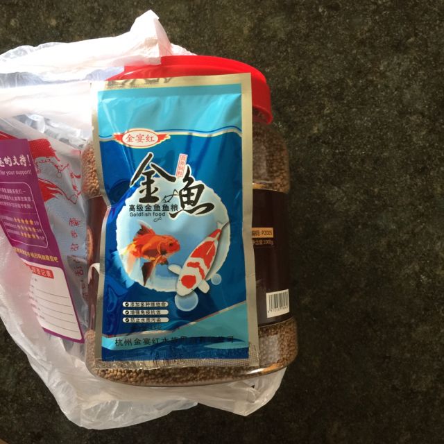 【1000克×1瓶小粒】金宴红鱼食金鱼饲料锦鲤鱼饲料小金鱼鱼粮增色增