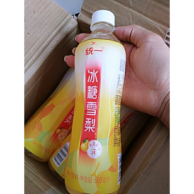 > 统一(gs) 饮养四季 冰糖雪梨500ml*15箱装商品评价 > 几天就喝了一