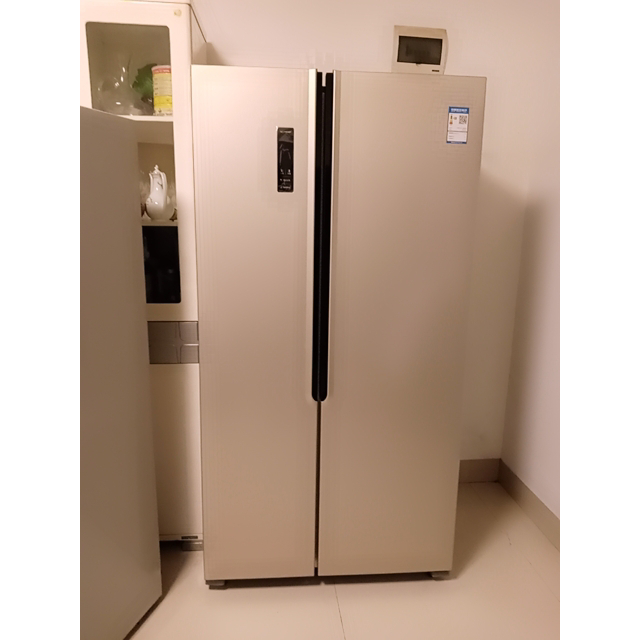 扎努西伊莱克斯zanussizse5202hpa520升电脑风冷变频节能对开门冰箱