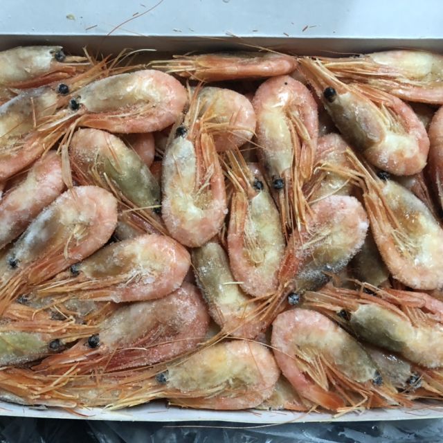 sirena原装进口熟冻加拿大北极虾腹籽甜虾1kg盒装90120只海买
