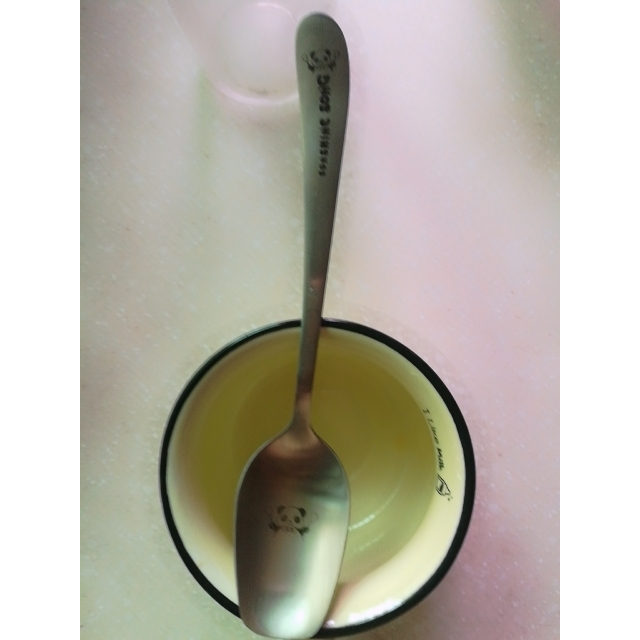 阳光飞歌 304不锈钢勺子 创意儿童勺女生勺卡通小熊勺子饭勺主餐勺