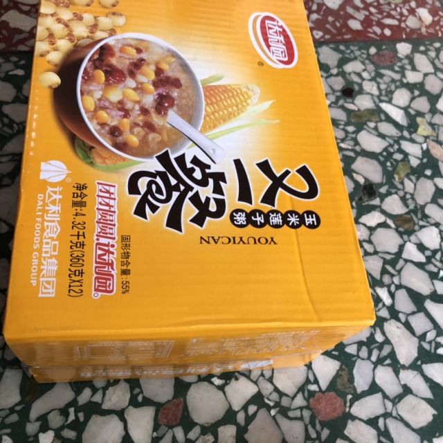 达利园又一餐玉米莲子粥八宝粥360g12箱装方便粥