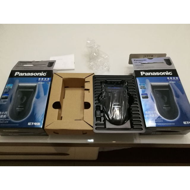 松下电动剃须刀es3831k 干电池式男士刮胡刀便携胡须刀全身水洗