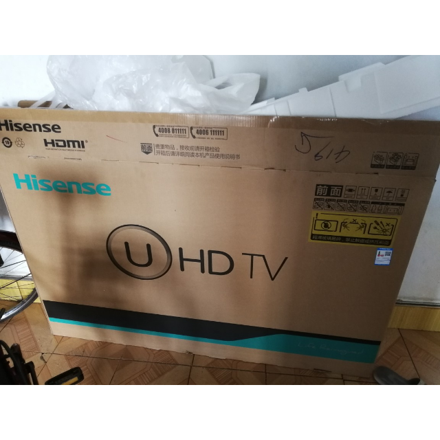 海信hisenseh55e3a55英寸超高清4khdr金属背板人工智能电视机彩电55寸