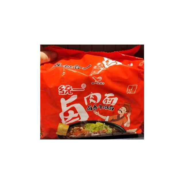统一100卤肉面方便面五合一112g5包