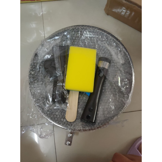 石煎盘28cm家用煎牛排不粘炒锅燃气电磁炉通用平底锅高清大图|实物图