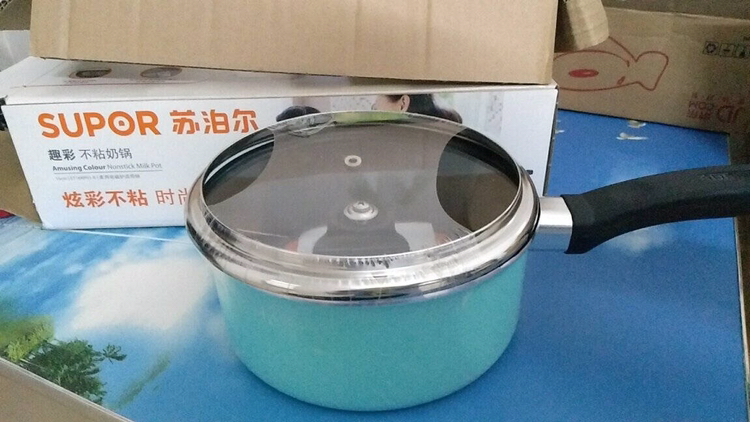 奶锅易洁煮面锅辅食锅铝合金电磁炉通用锅具苏泊尔炊具厨具et16kp01