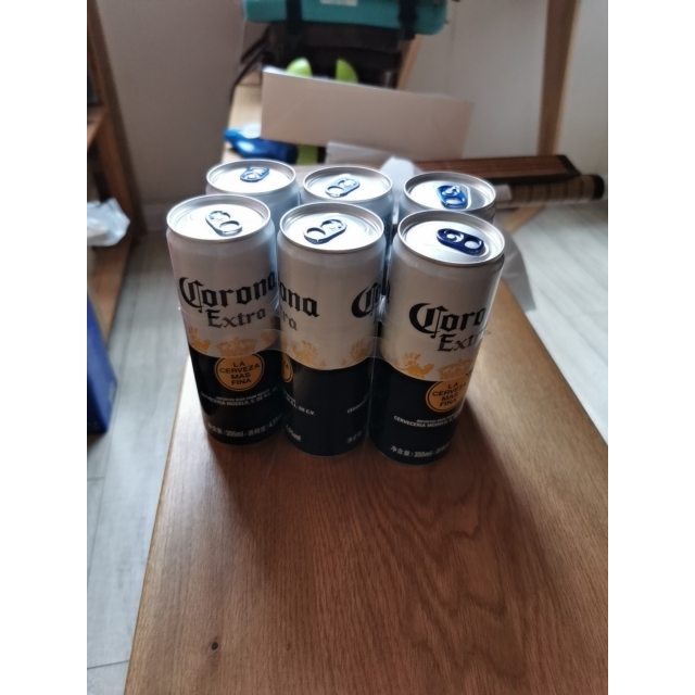 进口啤酒科罗娜啤酒纤体罐355ml24听整箱装口感清醇色彩明亮