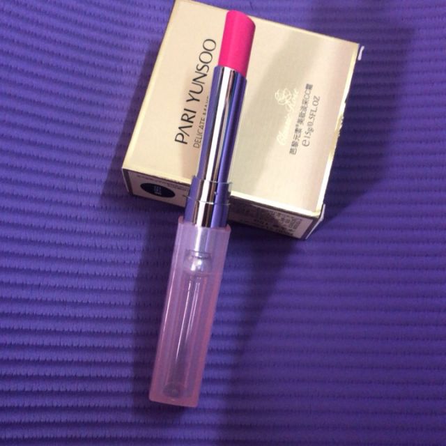 第2支1元第3支0元芭黎元素pariyunsoo水晶之吻口红持久不掉色不易沾杯