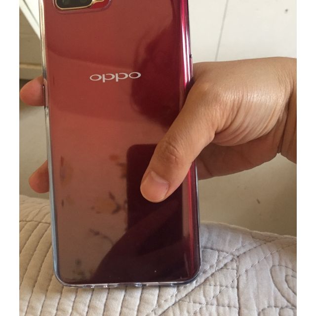 oppok1千元屏幕指纹手机464g摩卡红拍照智能光感屏幕指纹全网通4g双卡