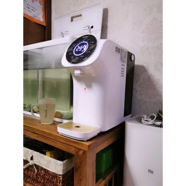 海尔净水器家用hro75583净化直饮加热一体机即热式饮水机反渗透纯水机