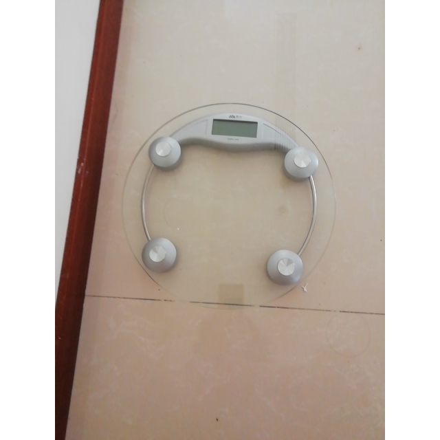 香山eb9005l电子秤 圆形电子称 体重秤 人体称 玻璃面板 透明健康秤