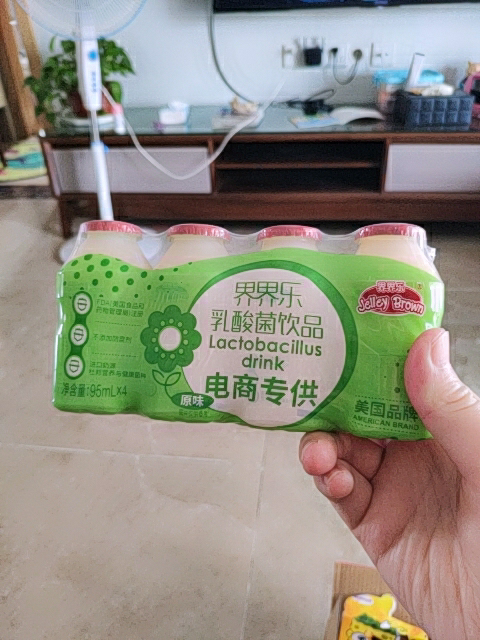 jelleybrown/界界乐 儿童乳酸菌饮料原味95ml*4瓶晒单图