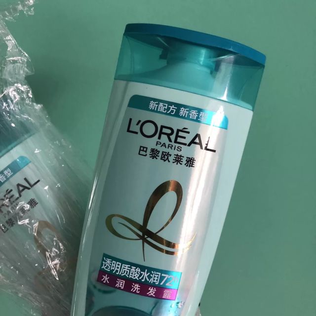 歐萊雅loreal透明質酸水潤洗髮露200ml適合乾性髮質人群成人水潤洗髮