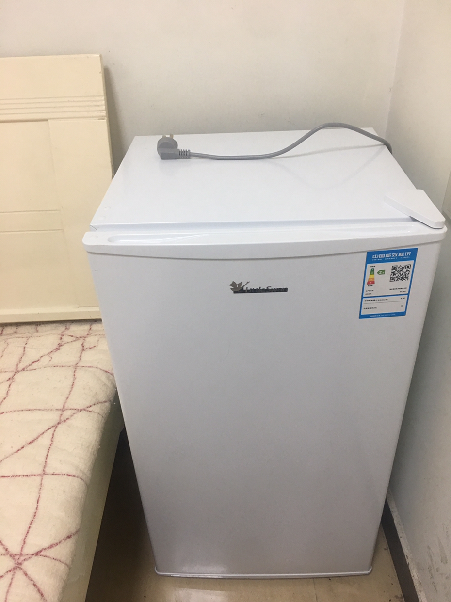 美的出品 小天鹅(little swan)92升 单门迷你小冰箱 家用冷藏保鲜