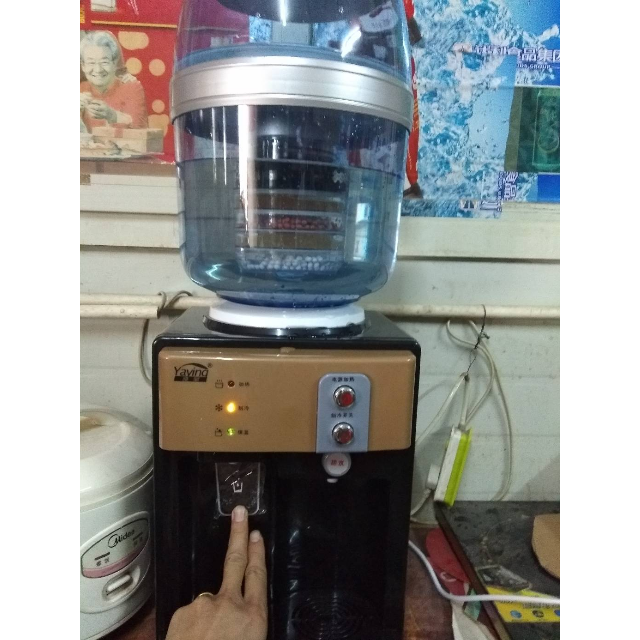 桶淨水器一體家用廚房自來水過濾帶蓋可加水冷熱型臺式飲水機帶過濾桶