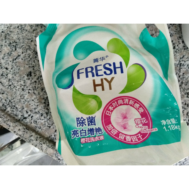 seika菁华香薰洗衣液樱花袋装118kg除菌消臭亮白增艳日本配方威露士