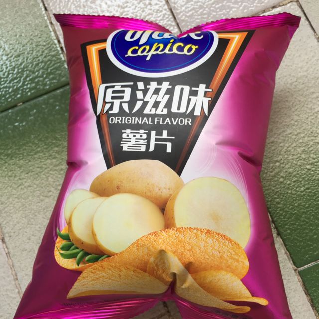 可比克膨化食品原味薯片60g休闲零食