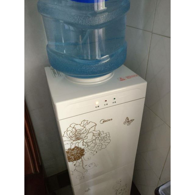 美的midea立式饮水机yr1226sw双门家用柜式温热型饮水机