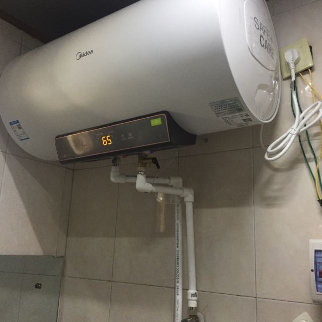 美的電熱水器f6021bm3hy漏電斷電2100w速熱60升智能遙控家用節能