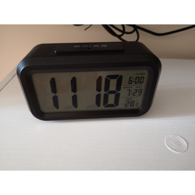 北极星polaris自动感光液晶led聪明钟个性懒人贪睡小闹钟智能夜光静音