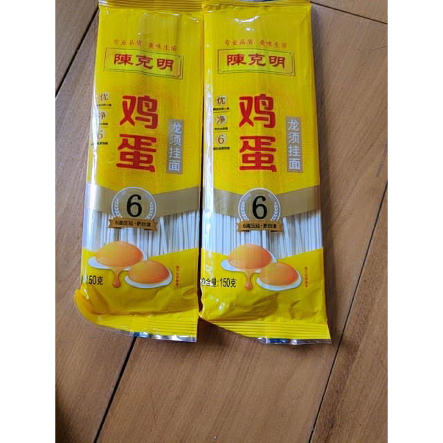 陈克明鸡蛋龙须挂面150g