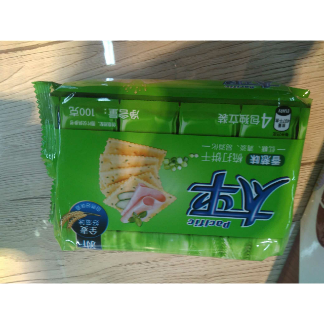 太平梳打饼干香葱口味100g新旧包装随机发货