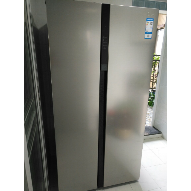 美的(midea)bcd-525wkpzm(e) 星际银 525升对开门电冰箱 变频节能