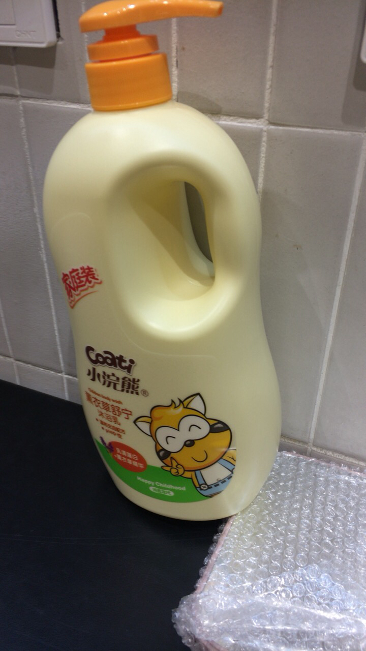 小浣熊儿童沐浴露 1.