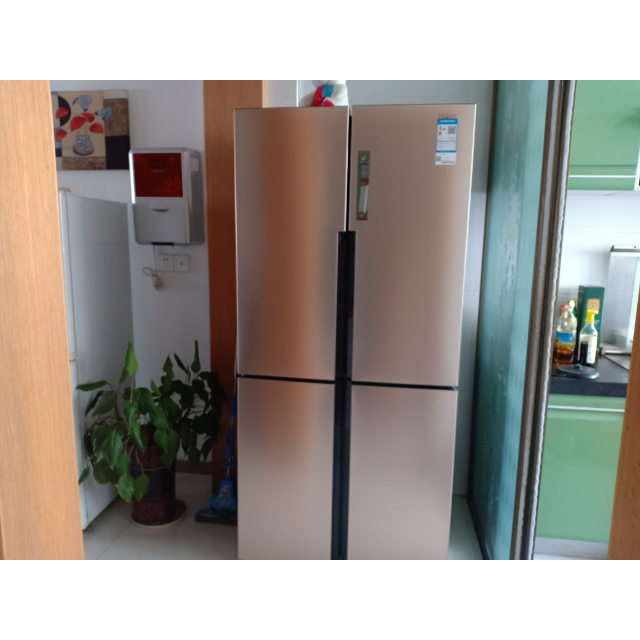 海尔(haier)bcd-458wdvmu1 458升十字门对开门多门变频冰箱 风冷无霜