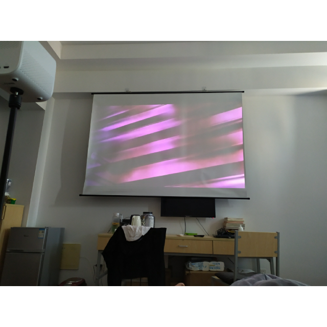 南通精英mrright100英寸白塑挂壁幕投影仪幕布投影机幕布投影幕布