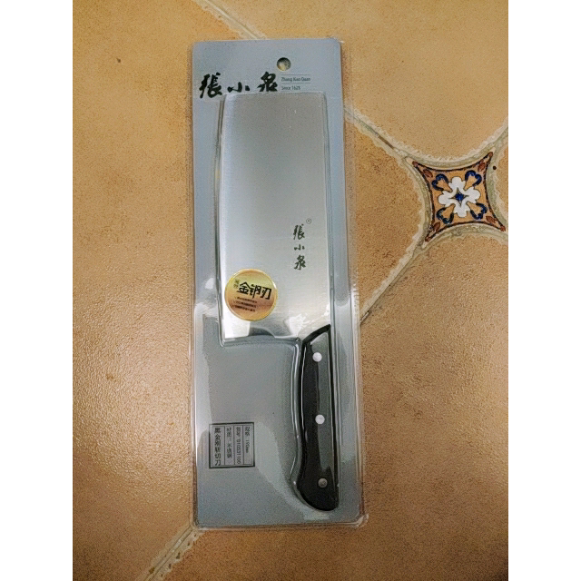 张小泉zhangxiaoquan菜刀黑金刚斩切刀d10531100不锈钢厨房刀具菜刀