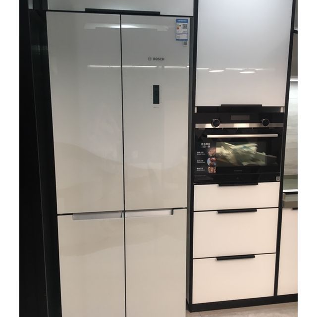 452升 变频 混冷无霜 零度保鲜 玻璃面板 十字对开门多门冰箱(白色