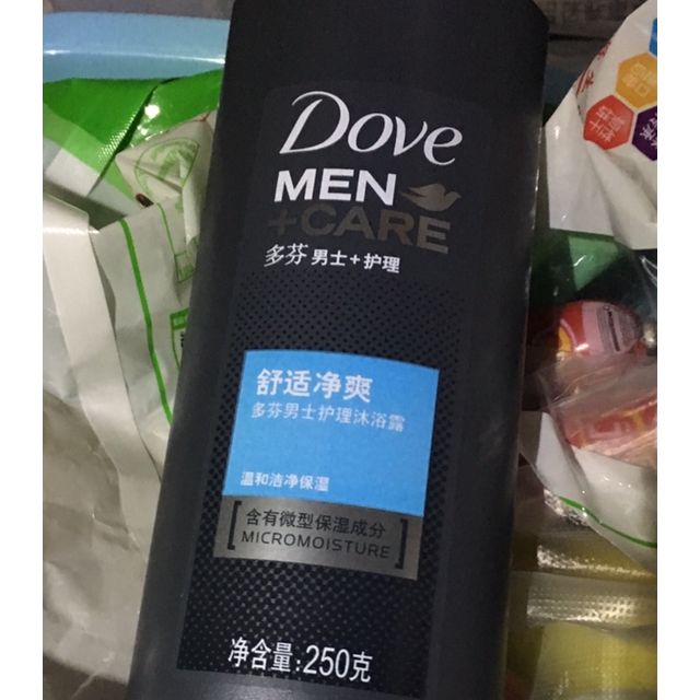 多芬dove男士护理舒适净爽沐浴露250g联合利华