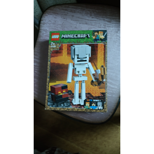 > lego乐高 minecraft乐高我的世界骷髅和岩浆怪21150 积木玩具商品