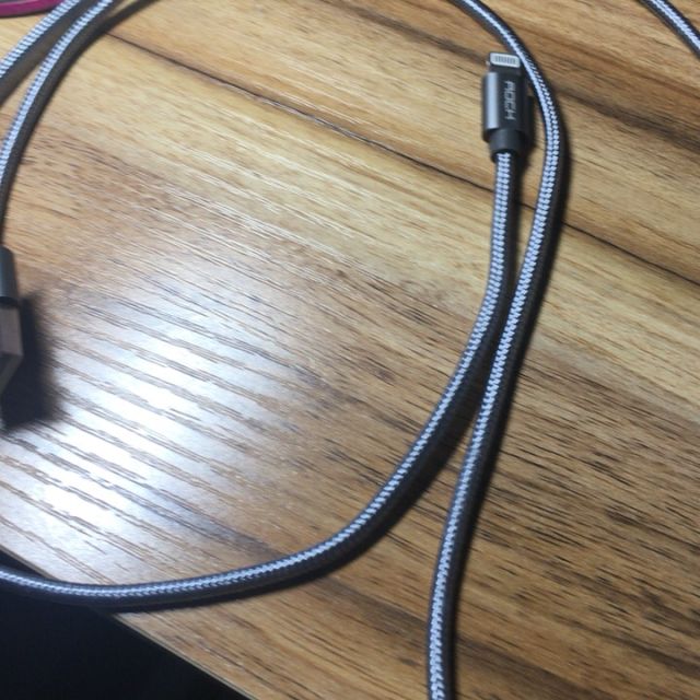 洛克rock苹果数据线金属编织手机充电器线支持iphonexsmaxxrx8pipad1