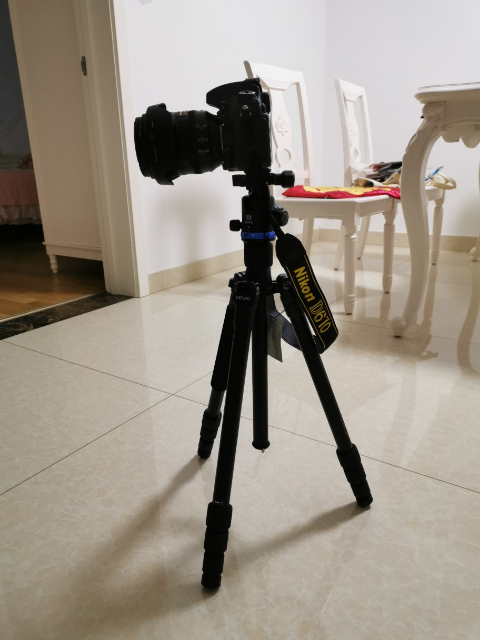 百诺(BENRO)IF18+ 数码单反相机摄像 便携反折支架 相机三脚架云台套装晒单图