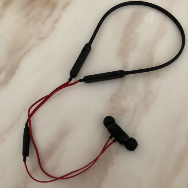 无线蓝牙耳机 beatsx 入耳式跑步运动线控耳麦 耳塞 桀骜黑红色mx7x2