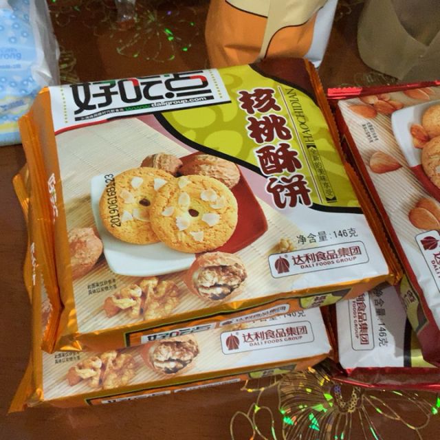 达利园 好吃点 饼干 零食 杏仁酥146g袋装商品评价 苏宁易购的