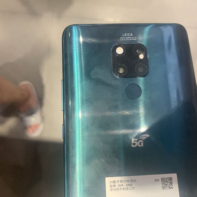 华为huawei华为mate20x5g版全网通8gb256gb翡冷翠麒麟980芯片移动联通