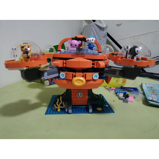 玩具积木拼插拼接兼容乐高积木玩具36岁7男孩8儿童海底小纵队章鱼堡