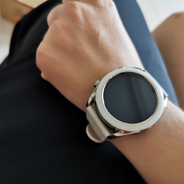 华为huawei华为智能手表watchgt雅致款白色两周续航户外运动手表实时