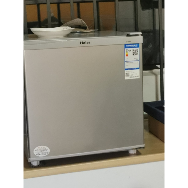 haier海尔50升单门冷藏冰箱迷你型外观家用小型冰箱bc50es