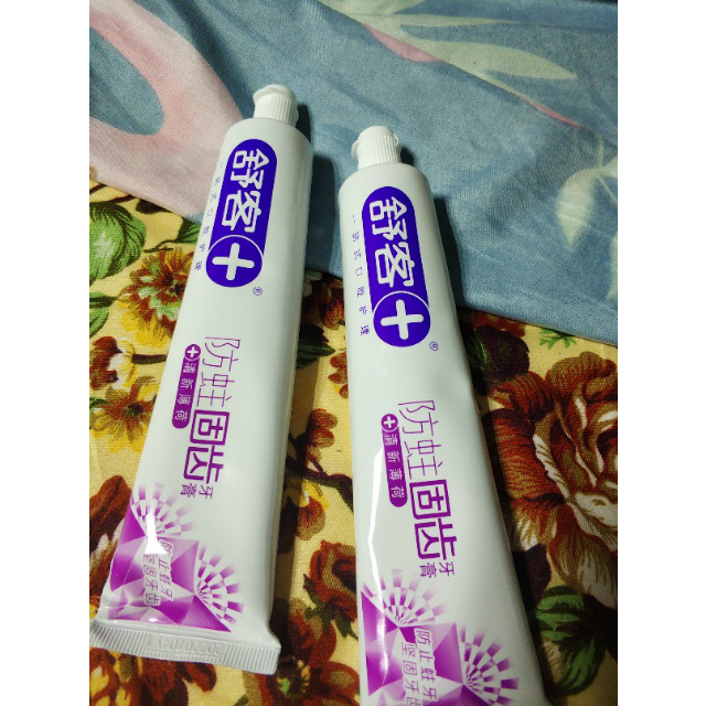 舒客舒克防蛀固齿牙膏清新口气健康口腔防蛀牙坚固牙齿140g2支